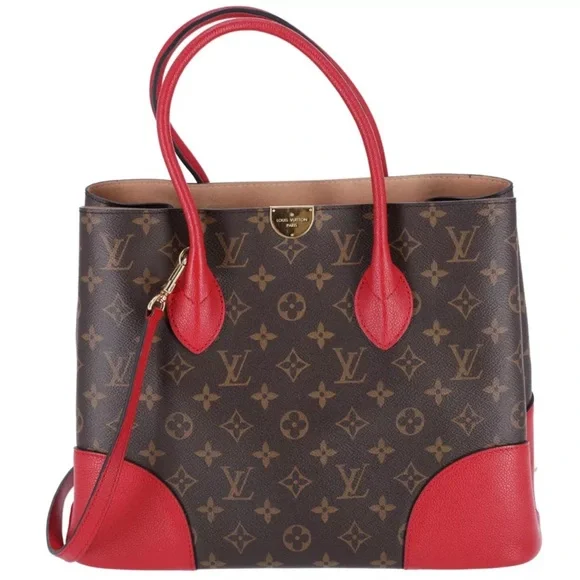 Louis Vuitton Flandrin Triple Compartment Satchel Monogram Brown Cerise M41596 - Picture 3 of 13